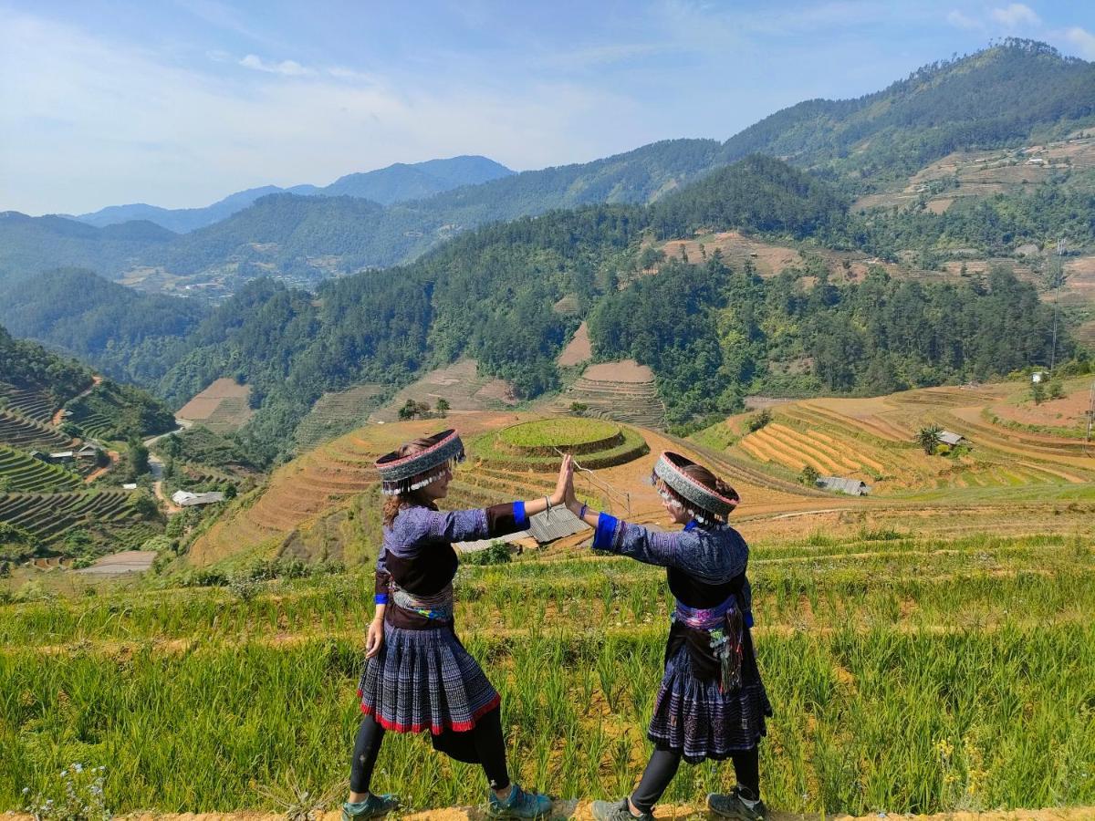 Indigenous Homestay- Trek- Food- Bus Mu Cang Chai Dış mekan fotoğraf