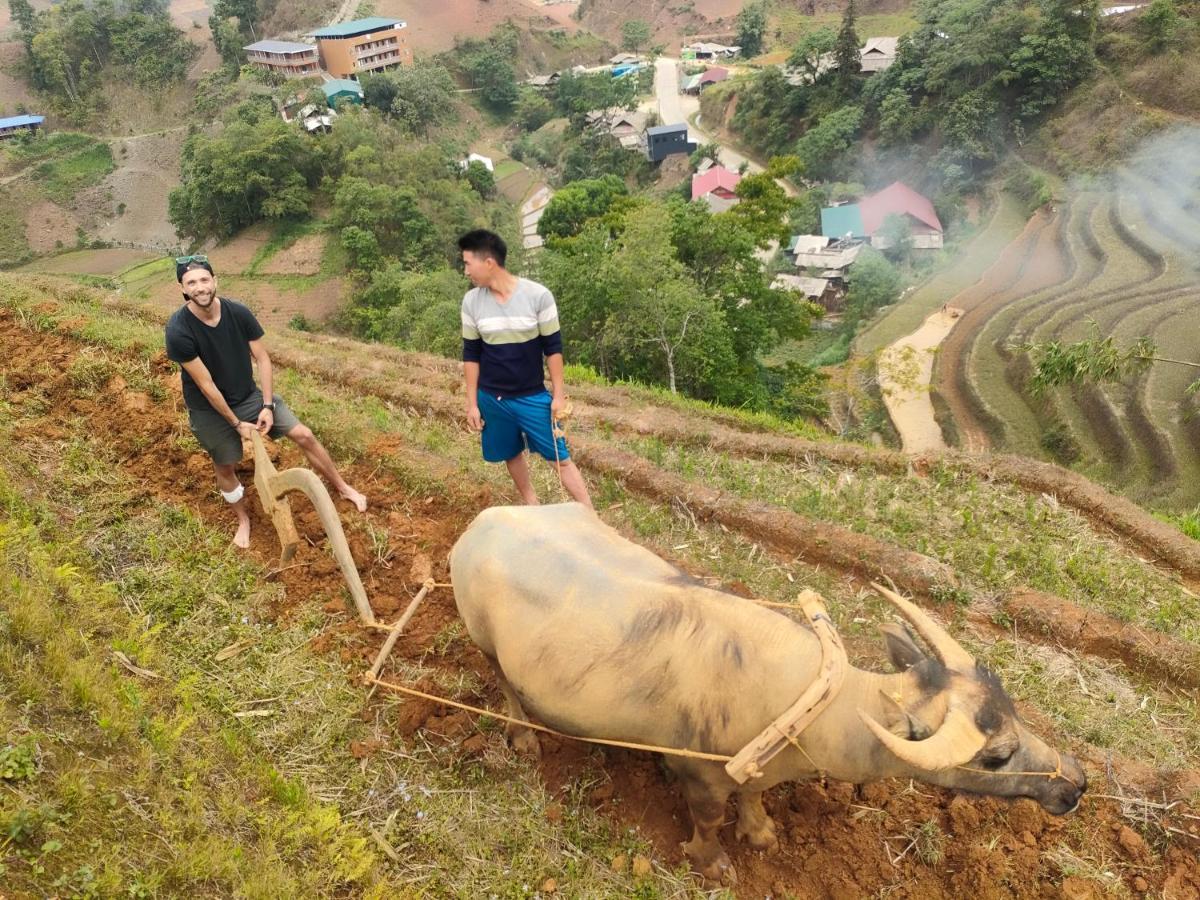Indigenous Homestay- Trek- Food- Bus Mu Cang Chai Dış mekan fotoğraf