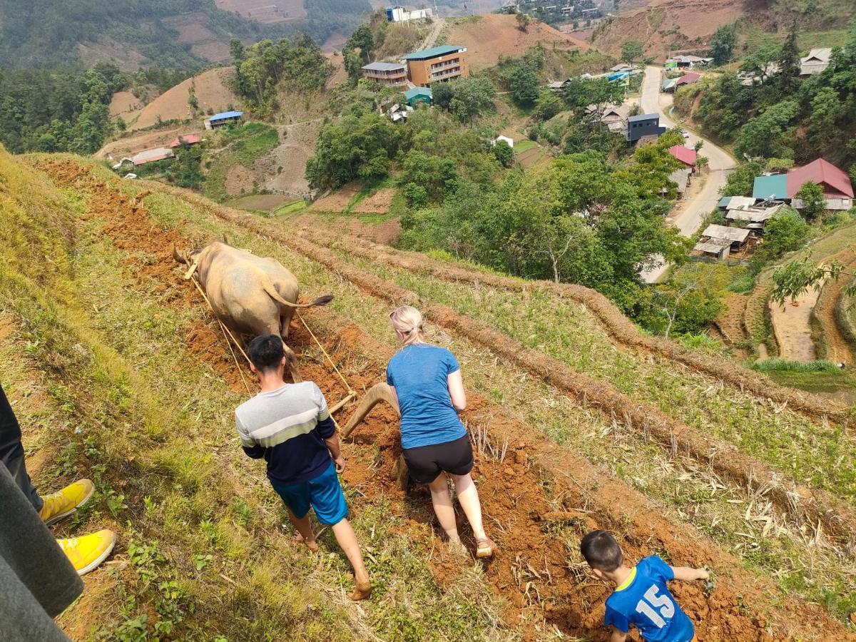 Indigenous Homestay- Trek- Food- Bus Mu Cang Chai Dış mekan fotoğraf