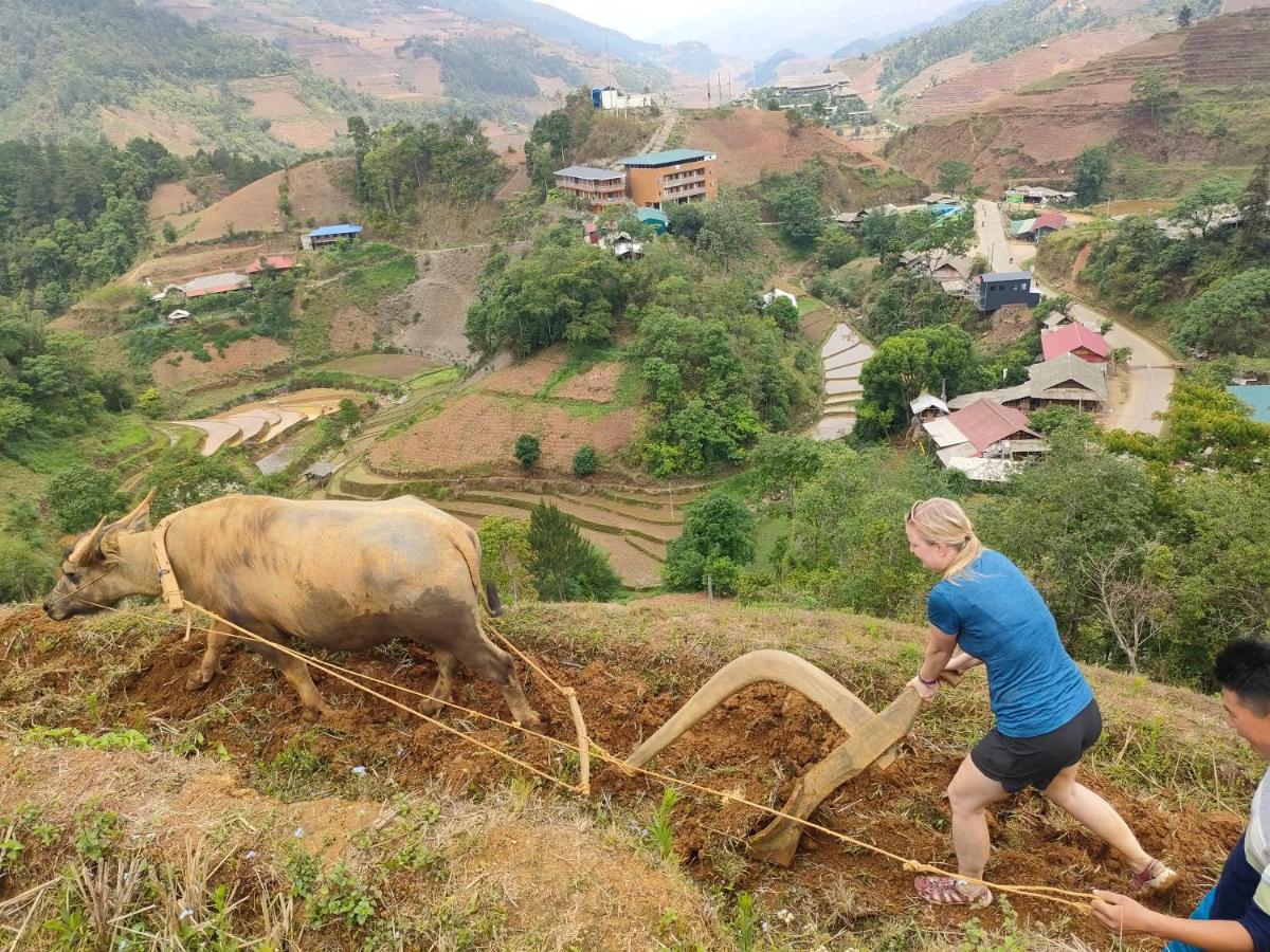 Indigenous Homestay- Trek- Food- Bus Mu Cang Chai Dış mekan fotoğraf