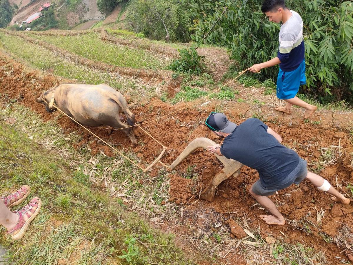 Indigenous Homestay- Trek- Food- Bus Mu Cang Chai Dış mekan fotoğraf