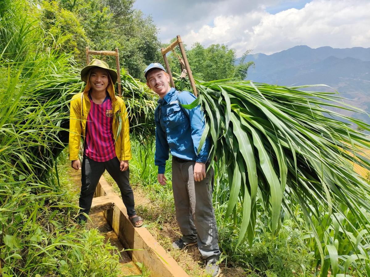 Indigenous Homestay- Trek- Food- Bus Mu Cang Chai Dış mekan fotoğraf