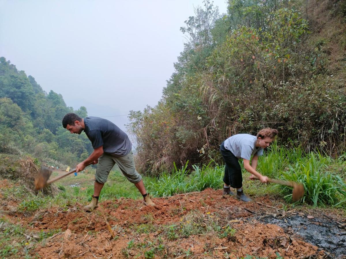 Indigenous Homestay- Trek- Food- Bus Mu Cang Chai Dış mekan fotoğraf