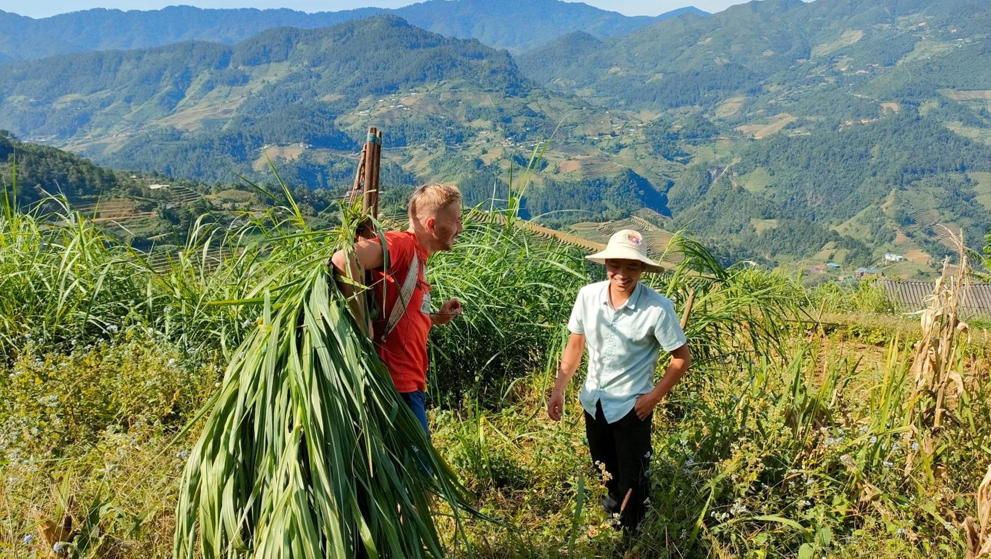 Indigenous Homestay- Trek- Food- Bus Mu Cang Chai Dış mekan fotoğraf